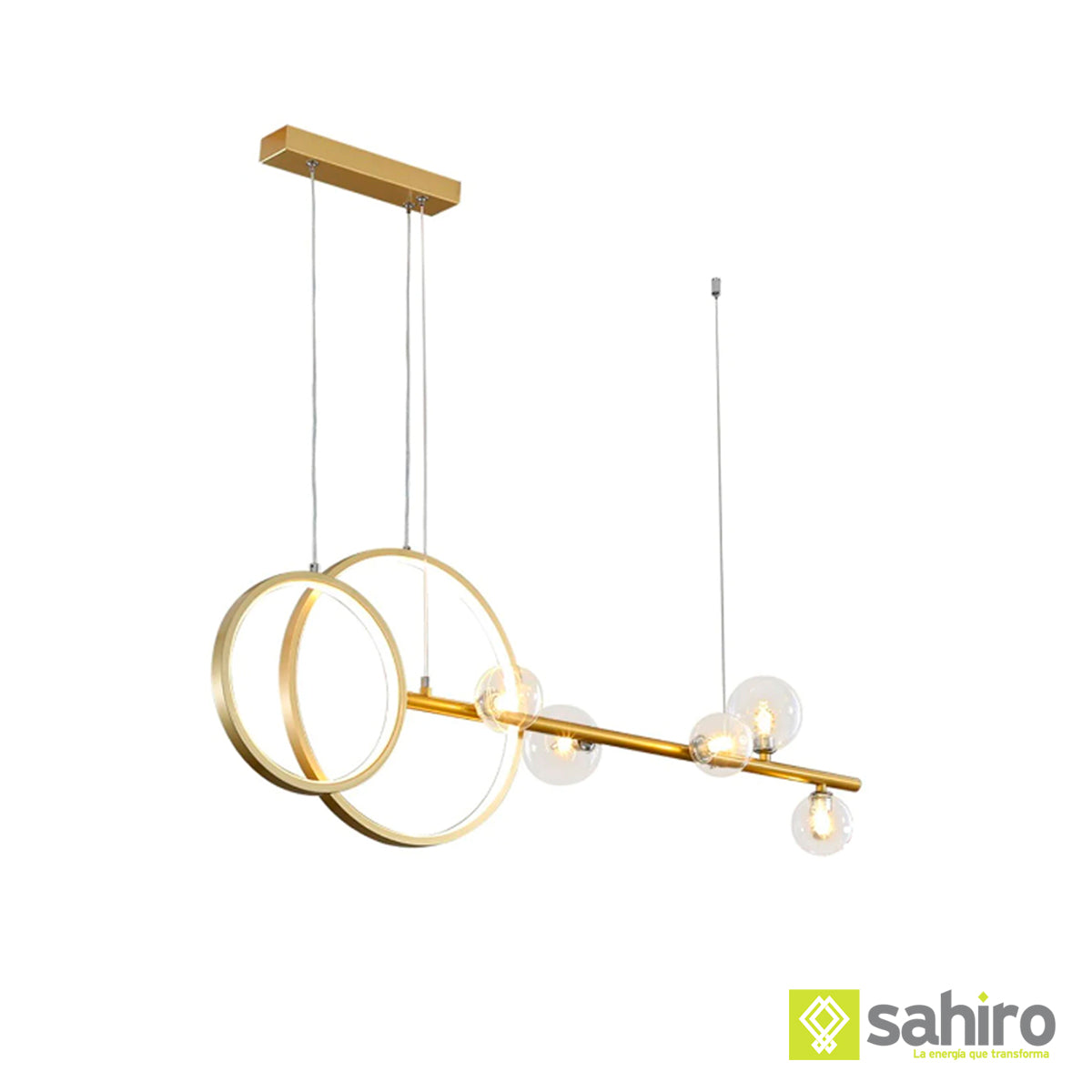 Lámpara Colgante Dorada Entrada G9 2CLAT54