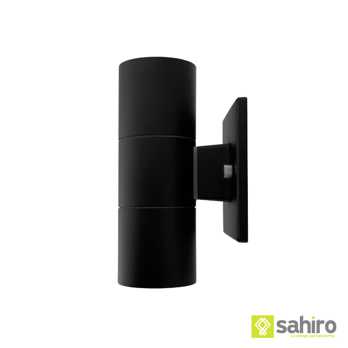 Lámpara De Pared Para Exterior Cilíndrico Negro - ADE-019