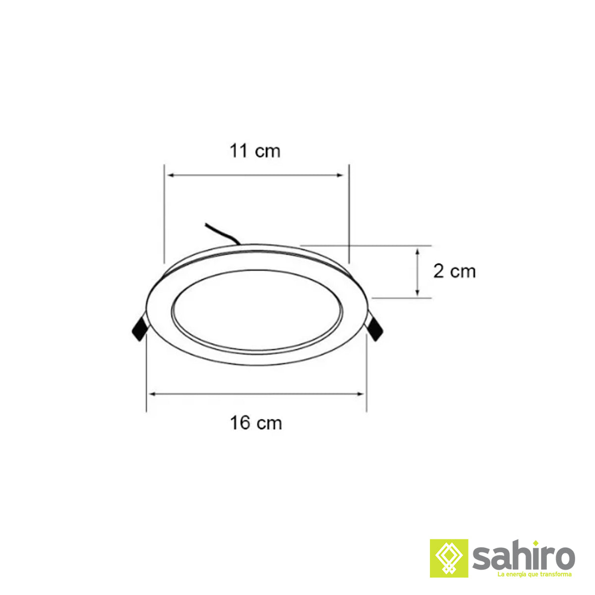 Lámpara De Techo Empotrar En Bote Integral - LR-LED/12W