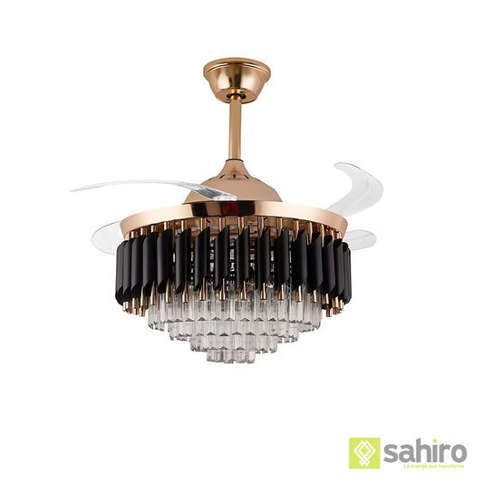 Ventilador Lámpara Con Aspas Retráctiles - 8959