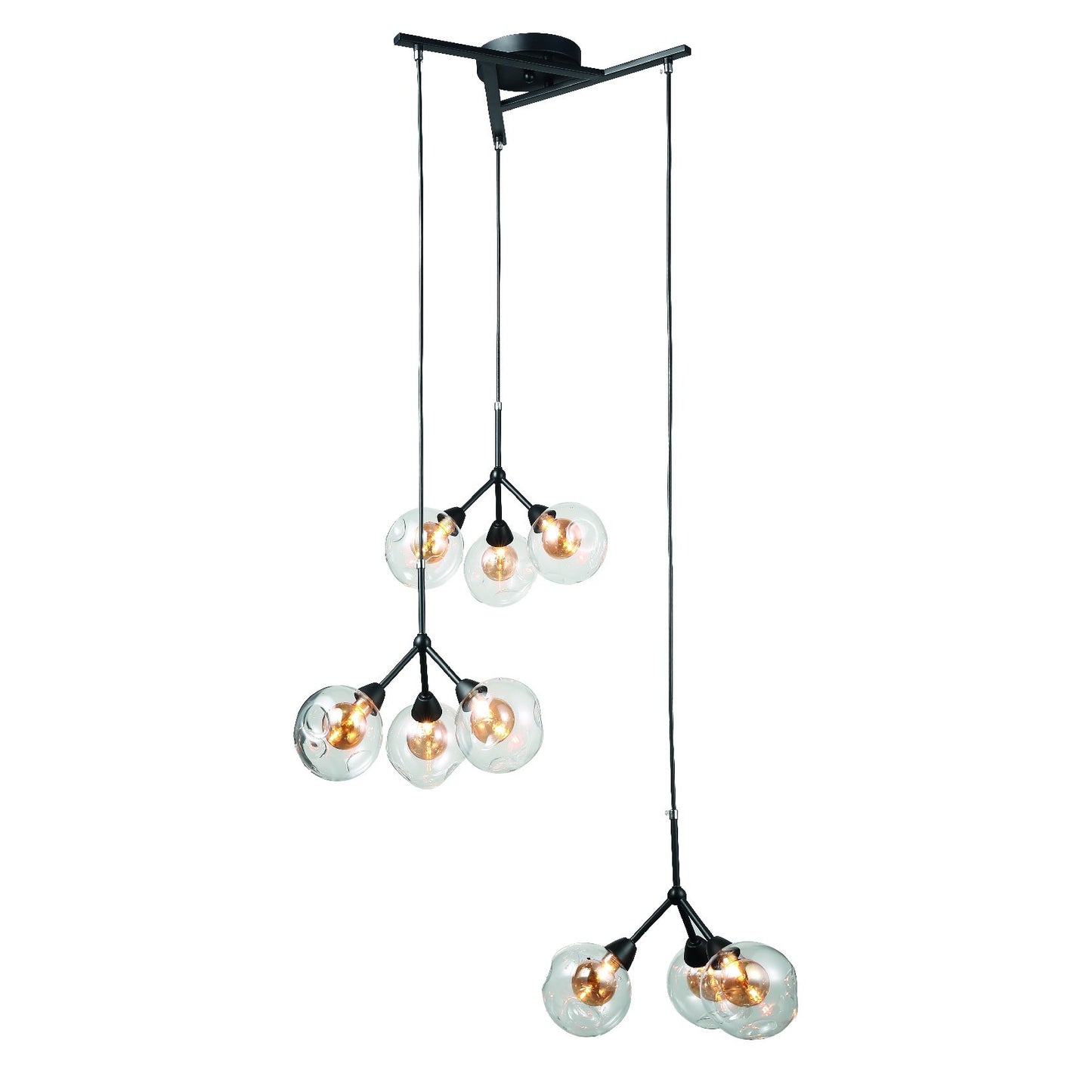 Lámpara Colgante Triple - Q16509-BK